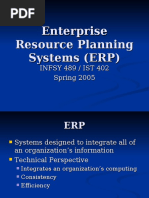 Enterprise Resource Planning Systems (ERP)