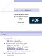 Analisis de La Varianza PDF