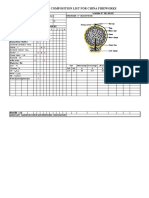 Chemical Composition List For China Fireworks: Diagram of The Device