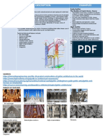 Year Description Examples: The Age of Gothicism