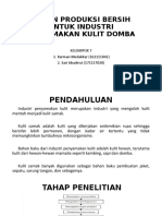 Produksi Bersih Penyamakan Kulit Domba