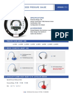 2000B Pressure Gauge Specifications and Order Form