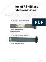 Extend RS-485 & Audio Cables Between Cabinets