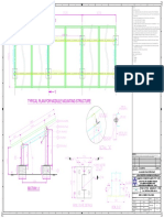 Detail - A Typical Plan For Module Mounting Structure: Section 1-1