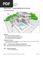 APA 6 - 6.1.1.2 Packet Tracer - Connect and Monitor IoT Devices PDF