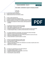 D360 - Lingua Portuguesa (M. Hera) - Exercicios Extra - 10 (Isabel V.) PDF