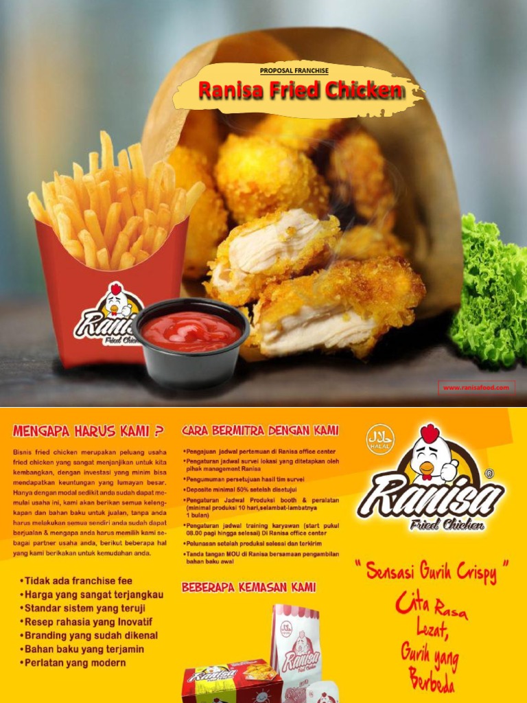 Ranisa Fried Chicken Franchise Proposal | PDF