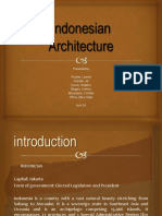 Indonesian Architecture: Materials, Climate, Geography and Religious Influences