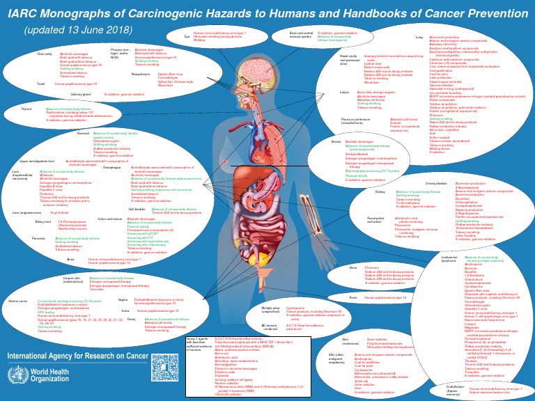 IARC Carcinogen Classifications Overview | PDF | Carcinogen | Air Pollution