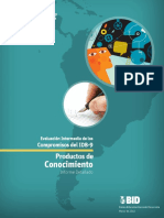 IDB 9 Productos de Conocimiento