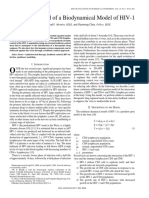 Feedback Control of A Biodynamical Model of HIV-1: Michael E. Brandt, Member, IEEE, and Guanrong Chen, Fellow, IEEE