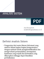 analisa sistem