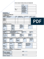 Diagnóstico Socio Familiar Del Estudiante