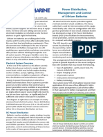 Power Distribution and Battery Management