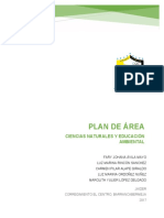 Plan de Area Ciencias Naturales - 2017