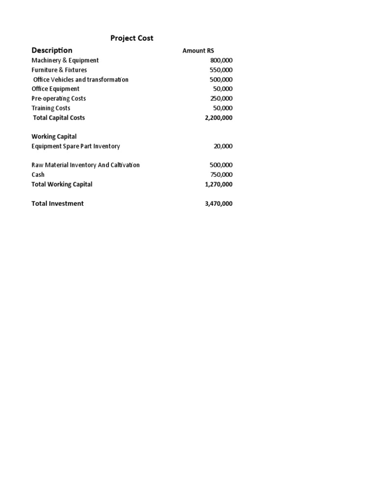 Project Financial Overview and Analysis | PDF | Expense | Equity (Finance)