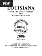 2006 Louisiana Standard Specs For Roads and Bridges PDF