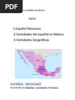 Variantes del español en México | PDF