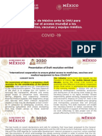 Propuesta Mexico Ante La ONU