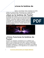 Cómo Funciona La Bobina de Tesla