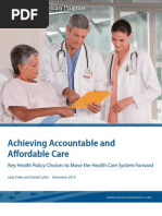 Download Achieving Accountable and Affordable Care by Center for American Progress SN45687374 doc pdf