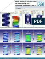 Método dos Elementos Finitos para Molas 2D
