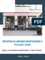 Reopening Alabama Responsibility Phase 1