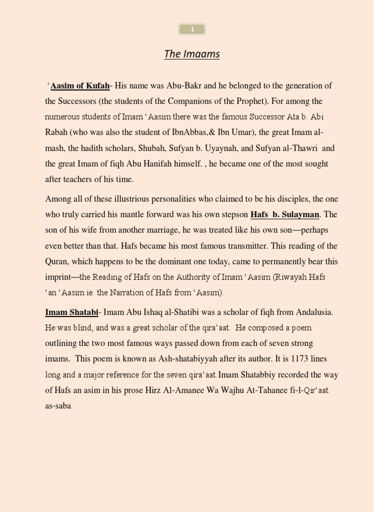 The Development and Transmission of the Quranic Recitation Tradition