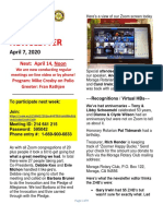 Moraga Rotary Newsletter April 7 2020