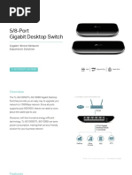 TL-SG1005D (UN) 8.0&TL-SG1008D (UN) 8.0 - Datasheet