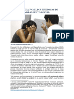 Violencia Familiar en Épocas de Aislamiento Social - Fernanda Bobadilla