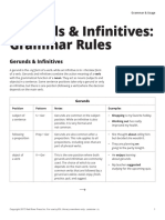 Gerunds & Infinitives: Grammar Rules