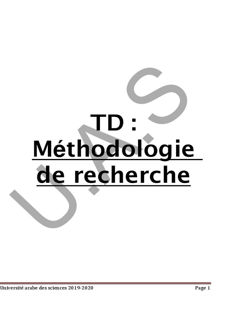 Méthodologie de Recherche Avancée | PDF | Recherche d'information | Science