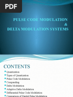 Pulse Code Modulation & Delta Modulation Systems