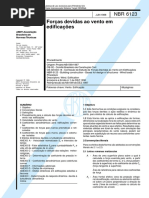 NBR6123 - 1988 - Forças devidas ao vento em