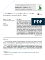 A Sinusoidal Model For Seasonal Bicycle Demand Estimation