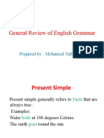 Review of English Grammar