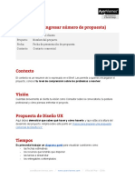 Template de Propuesta Comercial UX