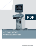 ACUSON X150™ Ultrasound System: Release 2.5