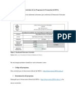 Estructura Curricular de Los Programas de Formacic3b3n Del Sena PDF