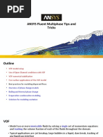 ANSYS Fluent Multiphase Tips and Tricks