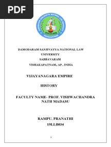 Damodaram Sanjivayya National Law University Sabbavaram Vishakapatnam Ap., India