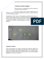 Conexión estrella-triángulo motor trifásico