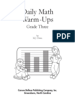 (Daily Series) Melissa J. Owen - Daily Math Warm-Ups, Grade 3_ 180 Lessons and 18 Assessments_ 36 Weeks of Lessons-Carson-Dellosa Publishing (2002).pdf