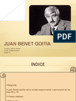 Juan Benet Goitia Fátima Taktak