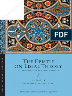 (Library of Arabic Literature) Muhammad Ibn Idrīs Al-Shāfi Ī - Joseph E. Lowry (Trans.) - The Epistle On Legal Theory - A Translation of Al-Shāfi Ī's Risālah-NYU Press (2015)