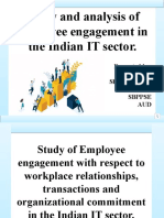 Study and Analysis of Employee Engagement in The Indian IT Sector