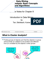 Lecture Notes For Chapter 8 Introduction To Data Mining: by Tan, Steinbach, Kumar
