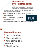 Semana 13 El Contrato Como Acto Juridico