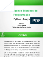 Arrays NumPy - Introdução às principais funções e operações